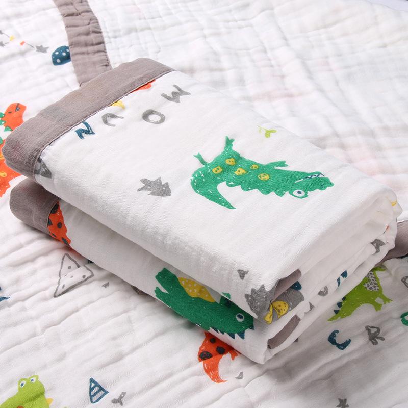 Class A Newborn Bath Towel - Pure Cotton, 6-Layer Gauze, Quick-Dry, Highly Absorbent
