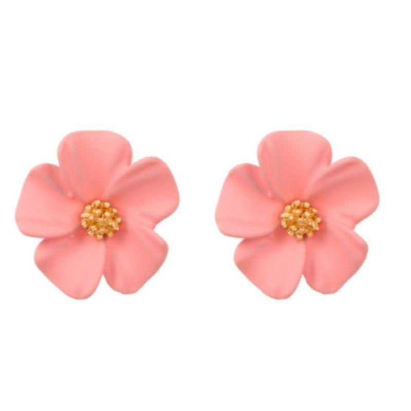 Boucles d'oreilles puces fleur vintage coréennes petites fraîches pétale de marguerite tempérament fille doux bijoux de mode accessoires