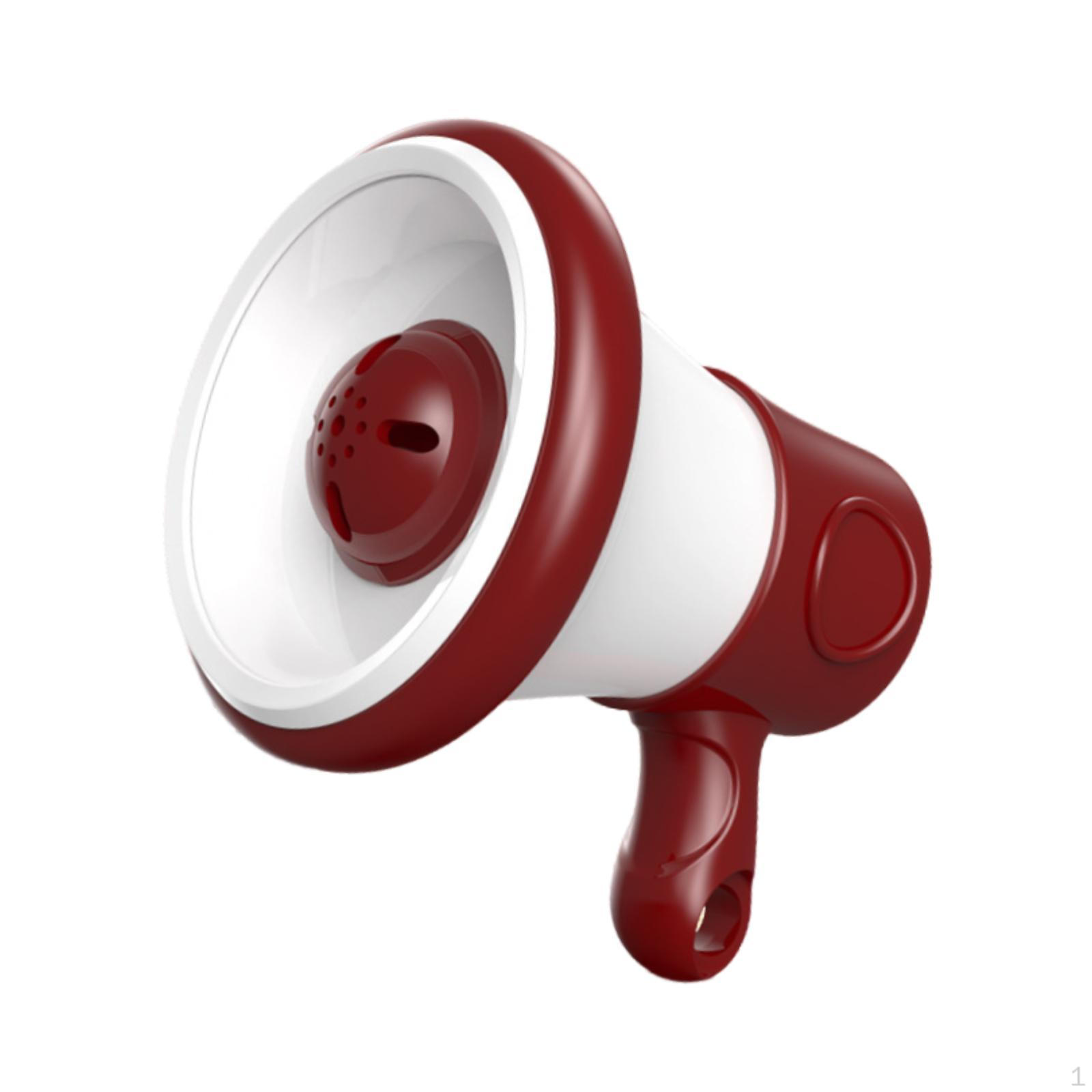 

, Bullhorn with Record, Keychain Toy, Compact Sound Loudspeaker Chain, for Children From 5 червоний