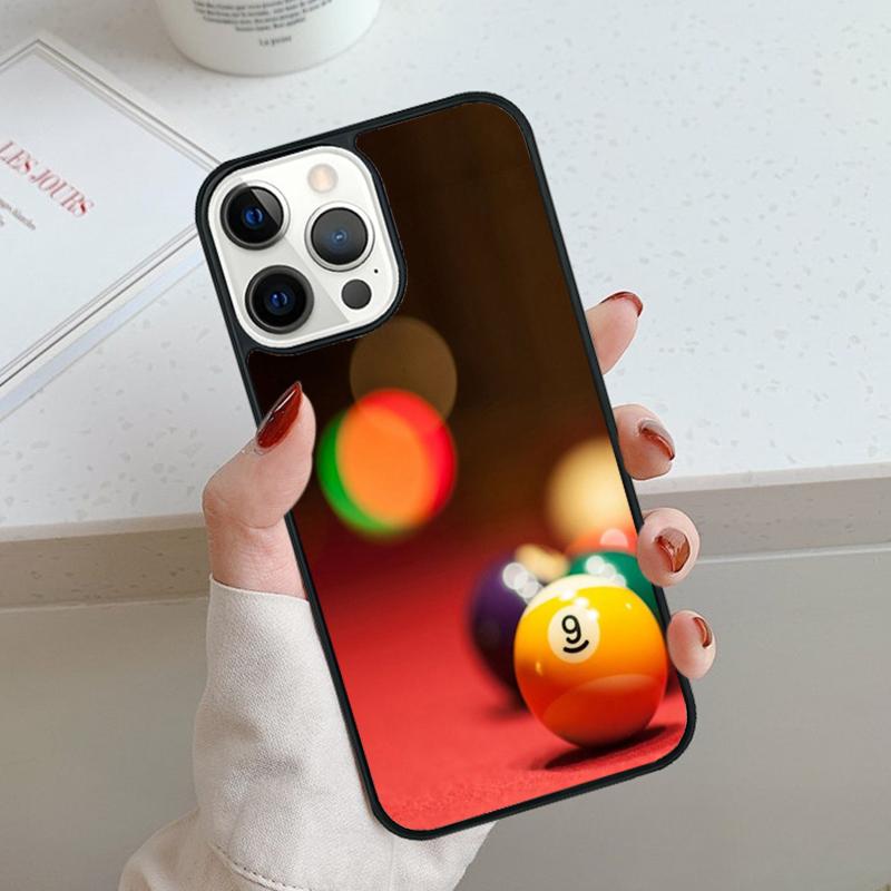 Billardkugel Snooker Handyhülle Für iPhone 17 Air 11 12 13 14 15 16 Pro Max Hülle Für iPhone 17 Air Max 5 Plus Hülle Schale