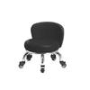 Low Rolling Stool Multifunctional Round Caster Stool Small Decorative Chair on Wheels Easy to Install High-Density Sponge