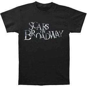 Men s Scars On Broadway Logo T-shirt Small Black L