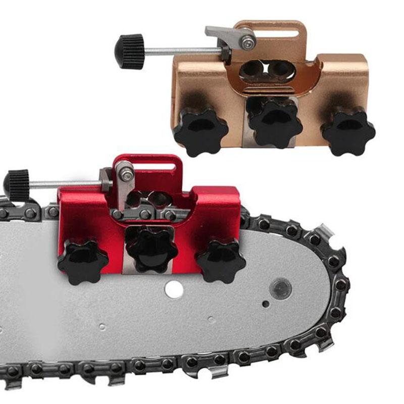 Wood and Garden Sharpening With 3 Grinding Rod Woodworking Chainsaw Sharpener Electric Saws Repair Tools Hand-operated