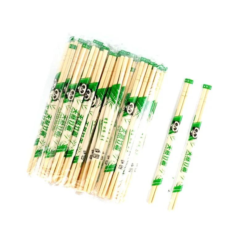 

50 шт. одноразовых палочек для еды «Панда», круглые палочки для еды, гигиеничные и удобные, независимая упаковка,