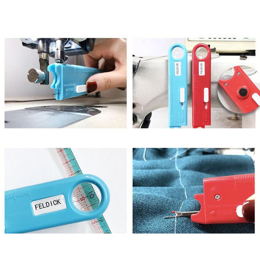 4-in-1 Automatic Threader & Seam Ripper, Quick Sewing Threading Tool For Elderly Beginners, Easy Needle Threader For Mending