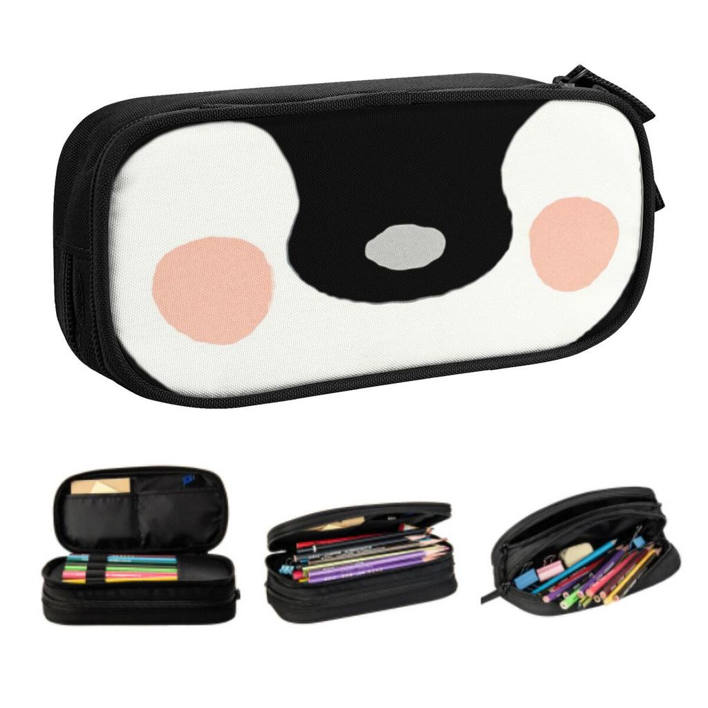 Custom Cute Cartoon Animal Penguin Pencil Case for Boys Gilrs Large Capacity Cartoon Meme Pen Bag Box School Accessories