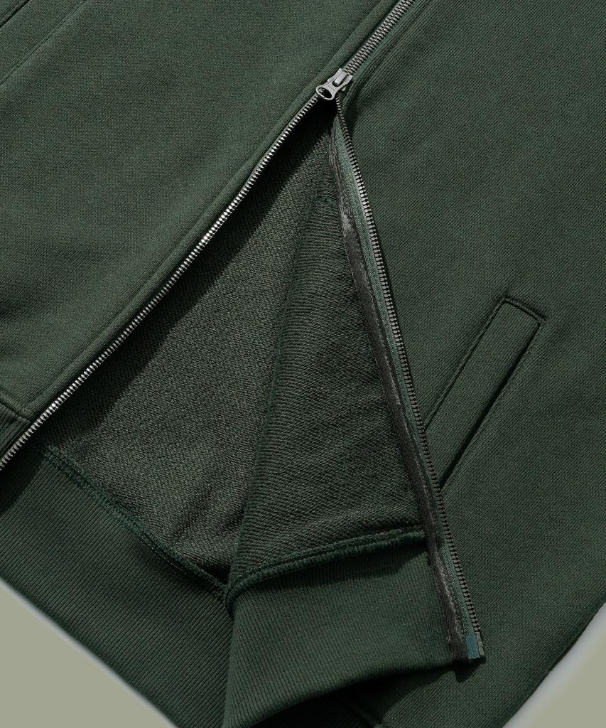 Fp142 Flow Meteor High-Neck Sweat Full-Zip Dark Green Sjot1391