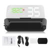 Elerose Head Up Display, Universal 3.6 Inch HD Auto Head Up Display GPS HUD Monitor Multifunctional Projector T900 Car Instrument