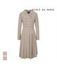 ECOLEDEPARIS Double-Button Pleated Dress_Rb38Woam22A