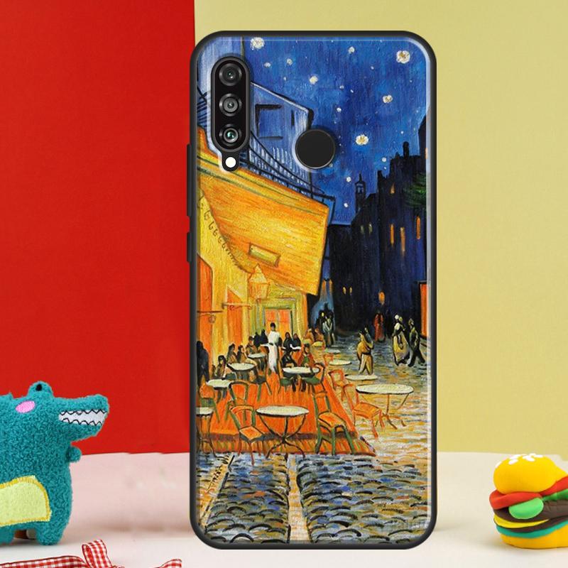 Van Gogh Starry Sky For Huawei Nova Y91 Y90 Y60 Y70 Y72 Y61 9 10 SE 12i 12s 11i 5T P60 Pro P20 P30 P40 Lite Case