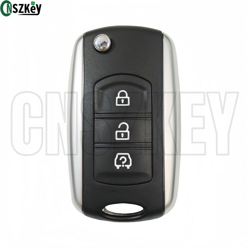 CNSZKEY OEM Flip Folding Key Shell For Dongfeng DFSK 560 580 3 Buttons Brand New Car Remote Control Case With Blade Uncut