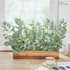 20/25Pcs Artificial Mixed Eucalyptus Leaves Stems Fake Flower for DIY Bouquets Floral Arrangement Home Wedding Party Decoration