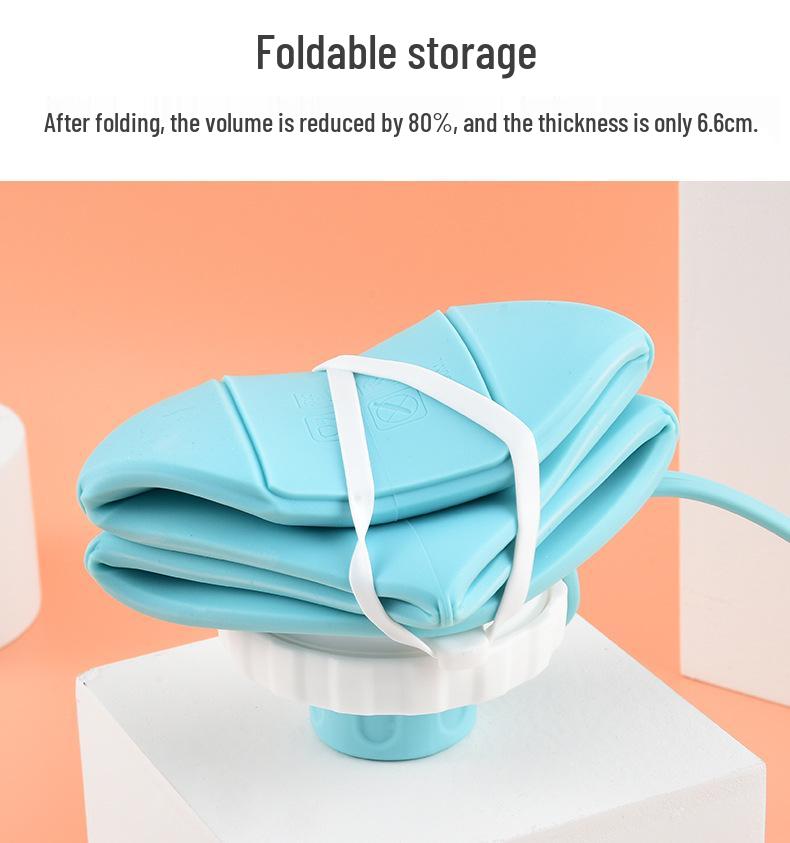 Silikon-Faltwasserflasche mit großer Kapazität für Outdoor-Sport und Reisen