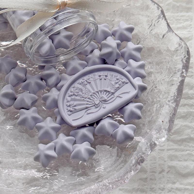 NEW 150pcs Five-pointed Pentagonal Lacquer Wax Grains Diy Envelope Sealing Hand Account Decorative
