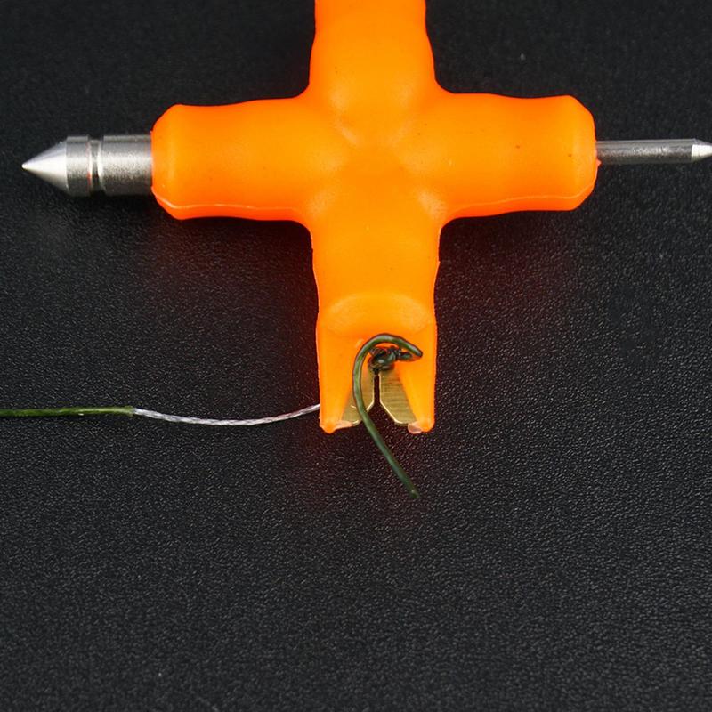Carp Fishing 4 in 1 Coated Braid Stripper Rig Tool Puller Line Tool Multi-purpose Portable Knotter Tool Fishing Accessories