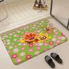 Cartoon A Anpanman Floor Mat Eco  Flannel Doormat Non Slip Odorless Indoor Floor Rug Soft Short Plush Home Mat