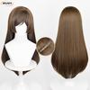 Momozono Nanami Cosplay Wig Anime Long Brown Straight Heat Resistant Synthetic Hair Party Role Play Wigs + Wig Cap