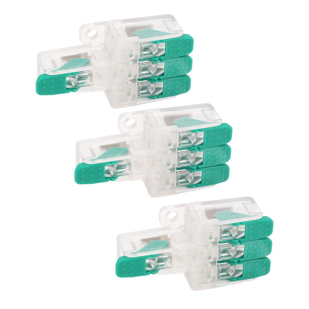 10 Pcs Wire Connector Y613G 1 in 3 Out Flame Retardant Wire Conductor Connector for 10 To 20AWG 41A 