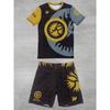 MOTO 2026 Nuevo Conjunto Deportivo de Verano para Hombre y Niño Lucha Libre Mundial Ropa Deportiva Camiseta de Manga Corta y Pantalones Cortos para Entrenamiento de MMA Ligero