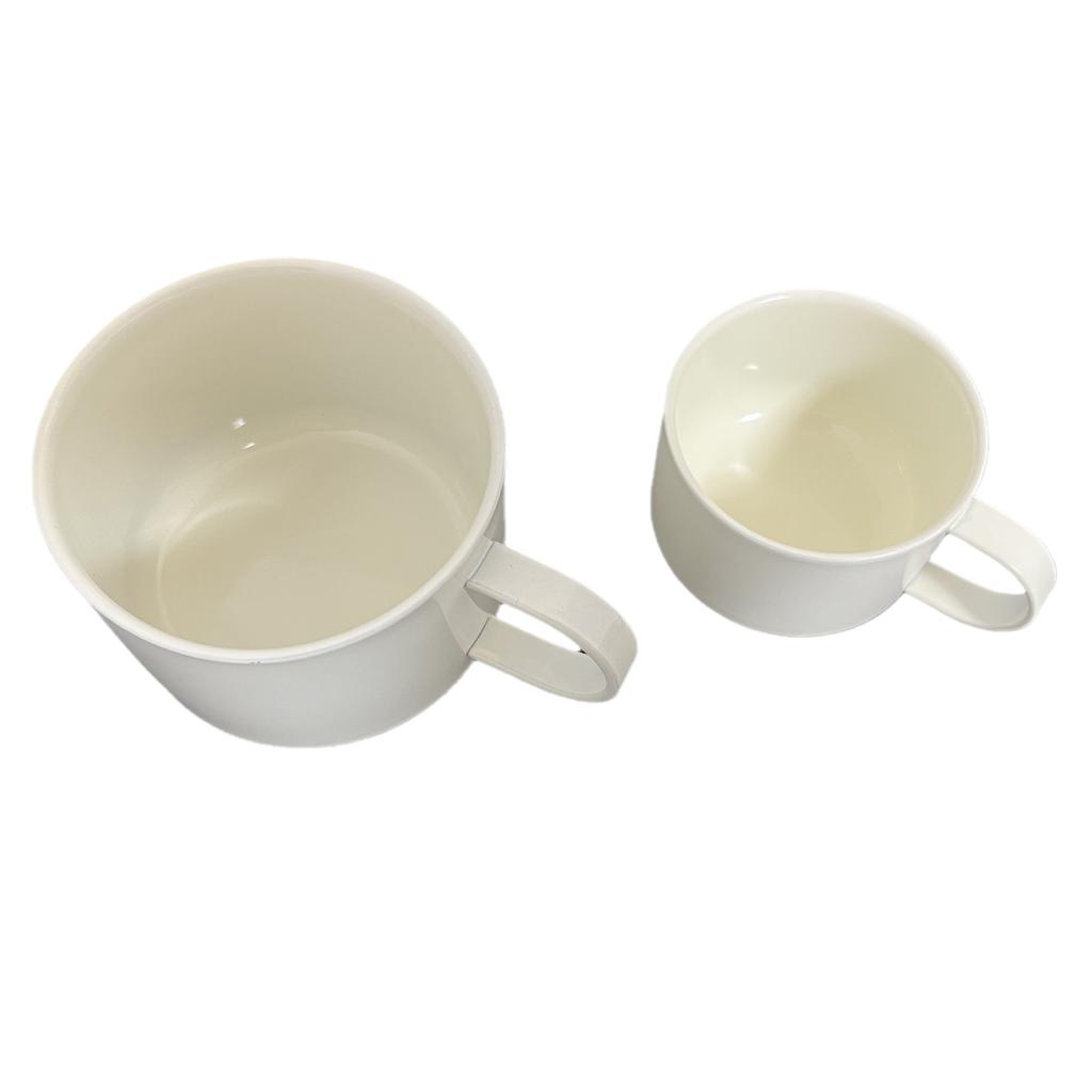 Household 304 stainless steel coffee cup double-layer heat-insulating anti-scald tea cup American outdoor retro coffee cup