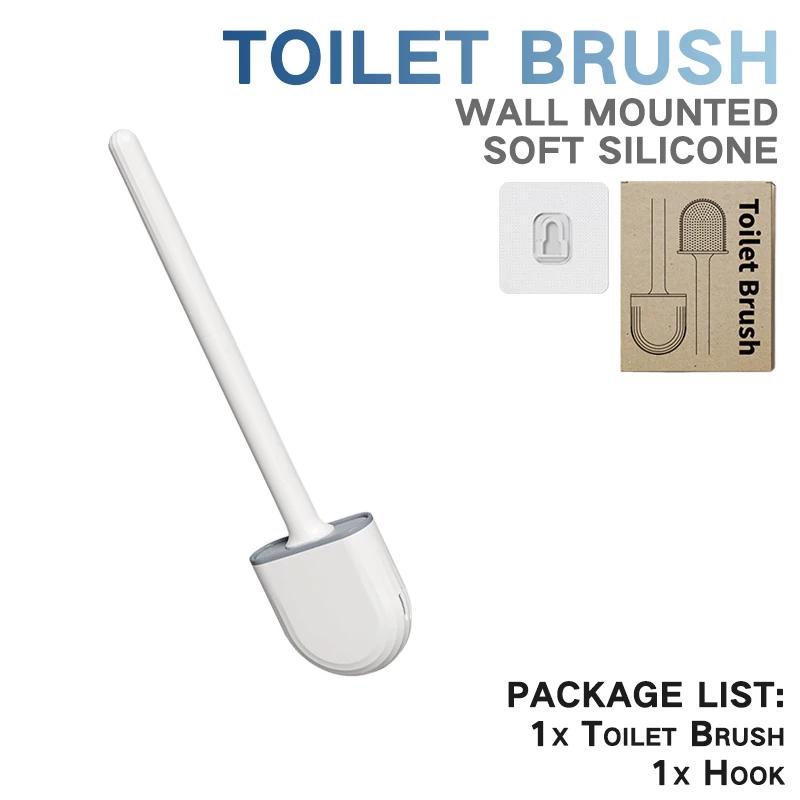 

Силиконовая щетка для унитаза, настенная щетка для чистки унитаза, набор метел для современного туалета, аксессуары для ванной комнаты