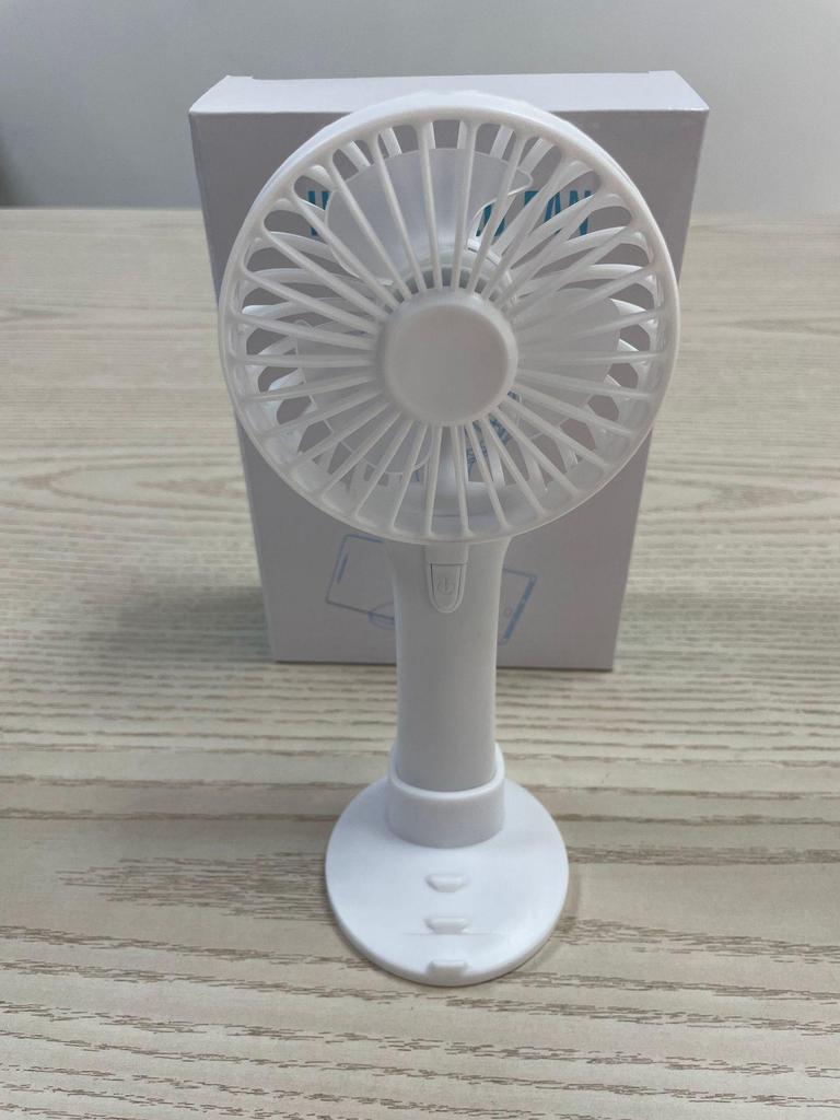 USB Rechargeable Cartoon Handheld Mini Fan - Portable for Travel, Student Use, Household, and Gifts.