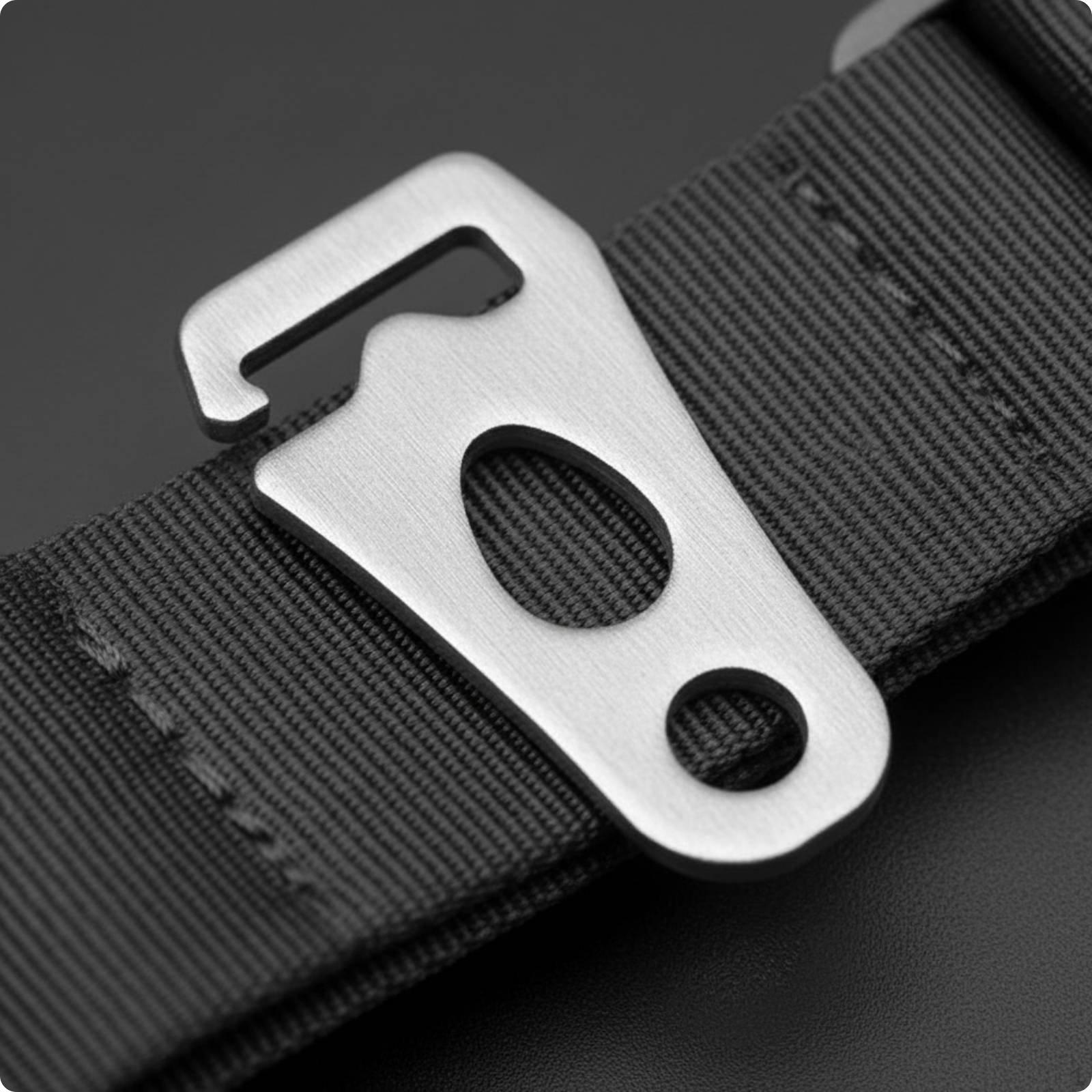 Tent Guyline Tensioner Stainless Steel Tarp Support Plate Pole