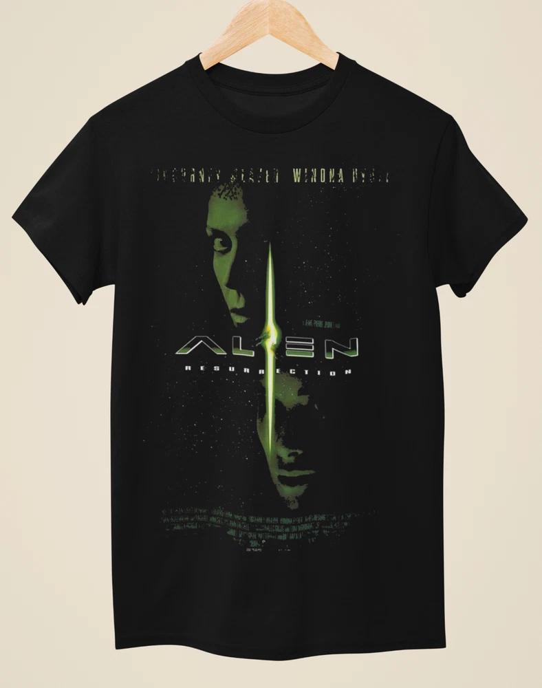 Alien Resurrection Movie Poster Inspired Unisex Black TShirt S