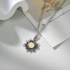 Star and Moon Geometric Pendant Daily and Party Occasions Elegant Vintage Style Necklace with  All-Season Accessory