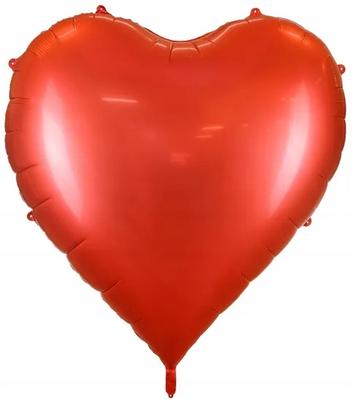 Foil Balloon Red Heart Giant Xxl Valentine's Day Birthday Wedding 136X129Cm