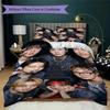 Sunset Love Heart Threepiece Set 1 Duvet Cover 2 Pillowcase Without Core Without Core Bedding Set Duvet Cover And Pillowcase
