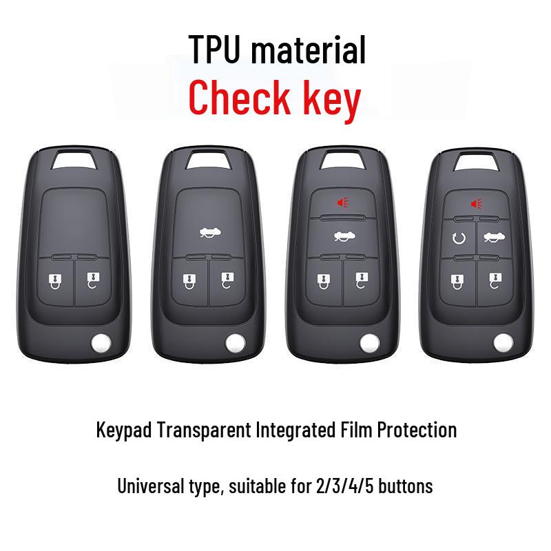 Chevrolet Sail 3 Key Case, Protective Shell, Fits 2015-2018 Models for Men and Women