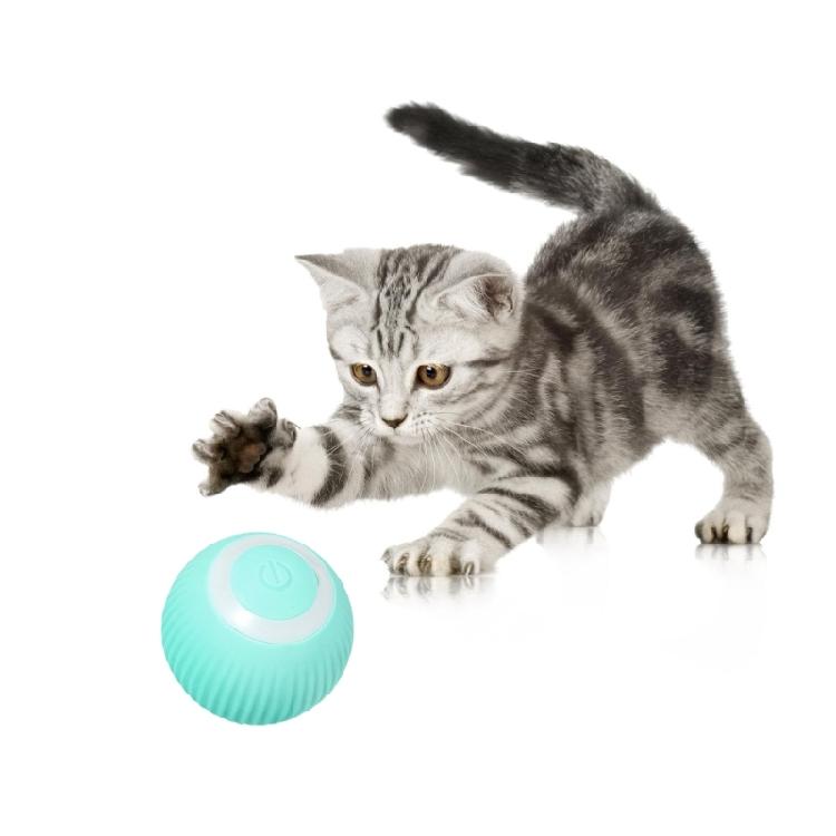 Automatic Cats Toy Balls for Entertains Cats Teaser Balls Pet Teasing Exercise Toy Boredom Dog Chasing Toy Indoor Playsets