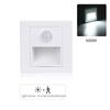 Recessed LED Stair Light 100-265V LED Wall Light In Step Lamp With PIR Motion Sensor Stairway Corridor Sconce Lighting Footlight