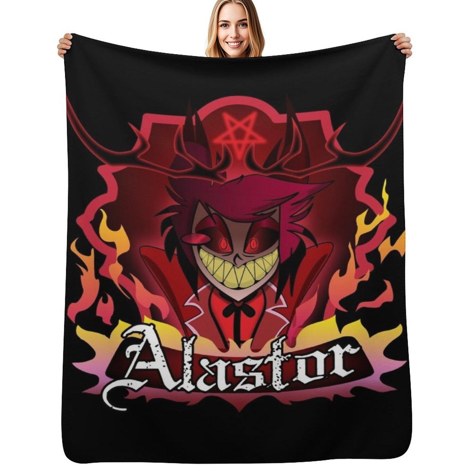 alastor hotel Throw Blanket Multi Purpose Soft Warm Blanket for Home Travel Size: 75*100cm, Weight: 230 GSM