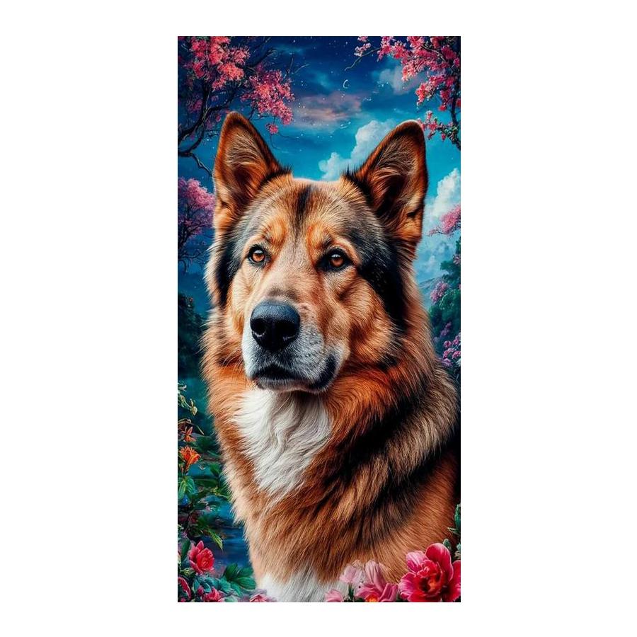 Large Size Diamond Painting New Collection Pet Dog Diy Full Drill Rhinestone Embroidery Animals Mosaic Cross Stitch Kits Wall Decor