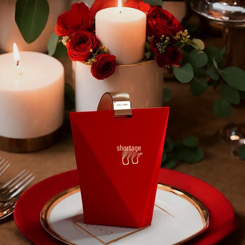 New Red Chinese Style Wedding Candy Boxes and Bags