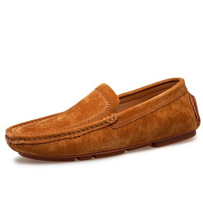 Mens Shoes Walking Shoes Breathable Shoes Men Loafers Italian Fashion Casual Hollow Out Boat Shoes Men Leather Moccasins Retro