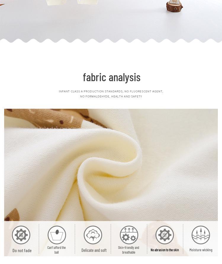 Infant & Toddler Long Sleeve Cotton Romper - Unisex Cartoon Print for Autumn/Winter