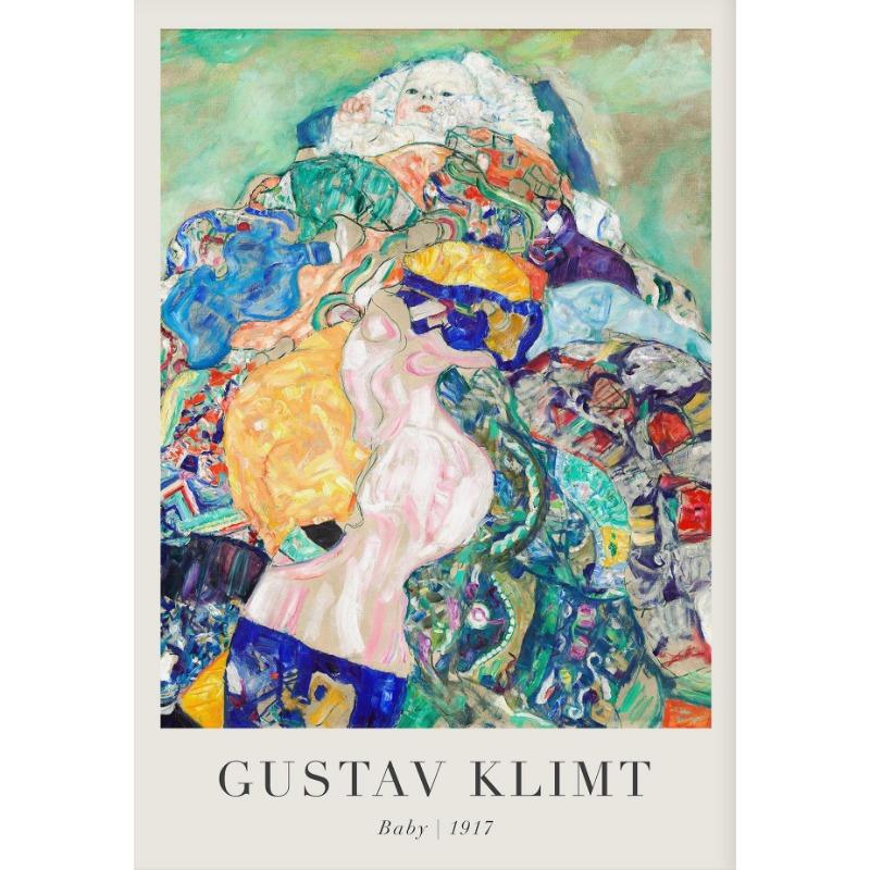 Gustav Klimt Abstract Exhibition Artwork Landscape Poster and Prints Canvas Printing Wall Art Picture for Living Room Home Decor
