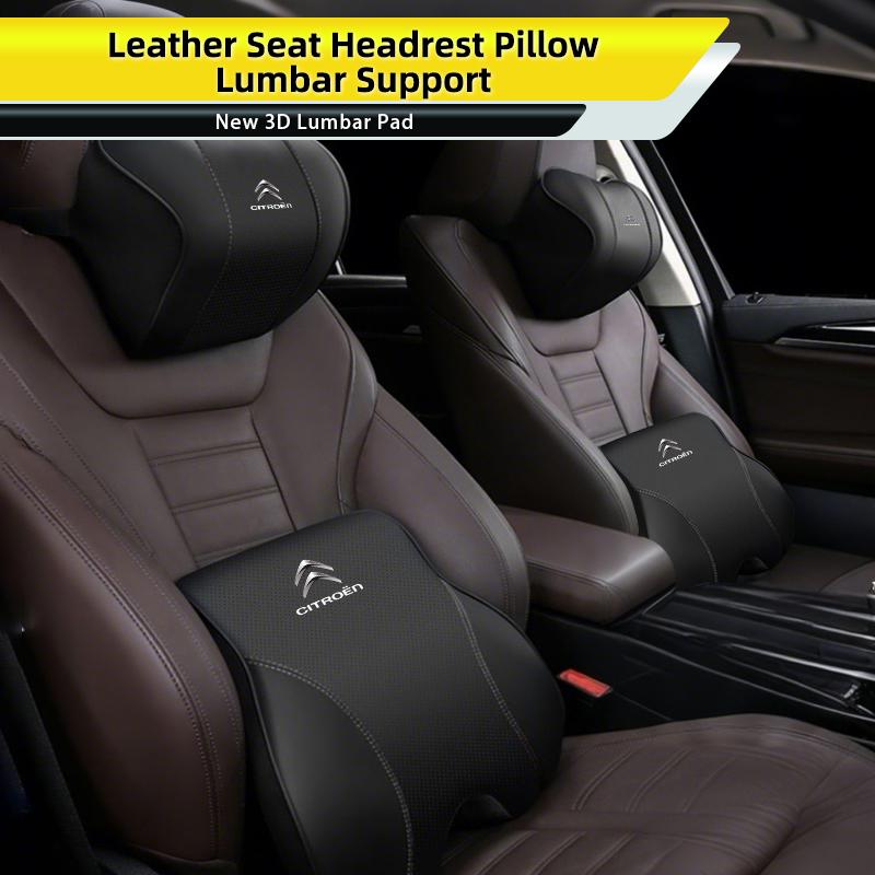 Car Seat Headrest Lumbar Support Pillow Waist Pad Backrest Accessories For Citroen C4 C3 C5 C1 C2 Berlingo Celysee Cactus Picass