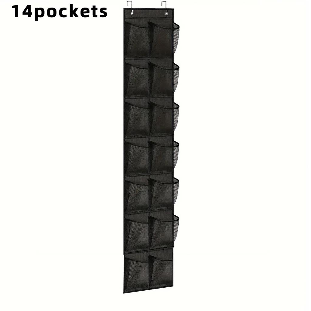 28/24/14 Grids Shoes Storage Rack Wall Mounted Underwear Bra Organizer Bags Door Back Sundries Display Holder Hanger