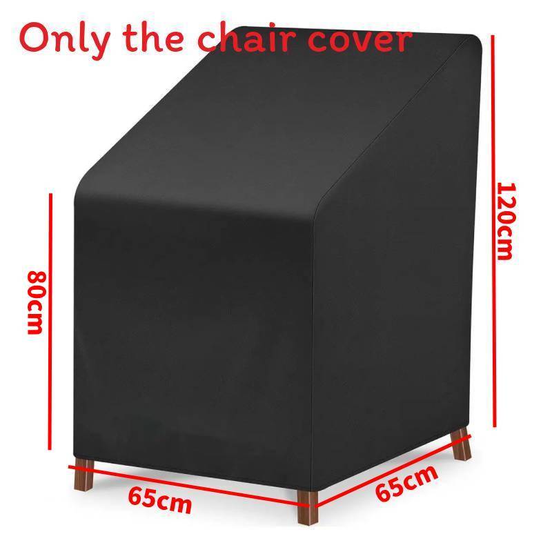 Modern Minimalist Stacking Chair Cover Waterproof Dustproof For Indoor Outdoor Furniture