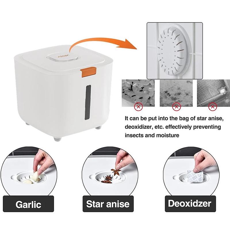 Rice Bucket Insect-Proof And Moisture-Proof Sealed Container Food-Grade Storage Bin Kitchen Container Storage Box