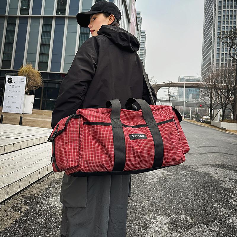 Short-haul Travel Bag Couple's Lightweight and Simple Luggage Bag Large-capacity Sports Fitness Bag Breathable Sports Bag