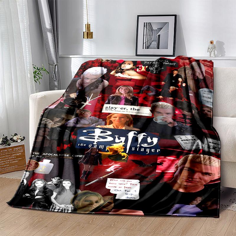 Buffy Flanellen Deken Zacht Warm Alle Seizoenen Plaid, Ontwerp voor Kamperen, Auto Reizen, Wandelen Bank, Bed, Kantoor Perfect Cadeau voor Feesten