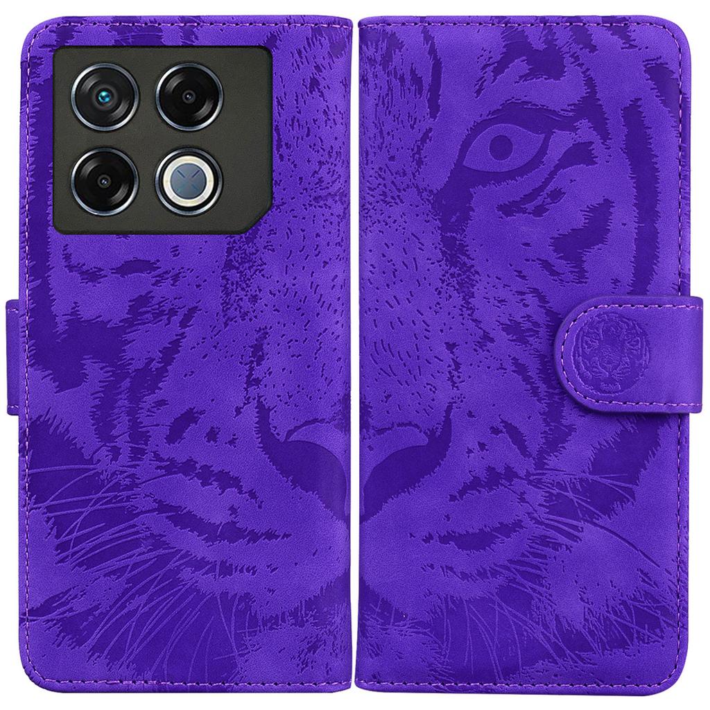 For Infinix GT 20 Pro 5G Case Tiger Pattern Leather Phone Cover Dual-Side Magnetic Clasp