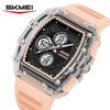 SKMEI 2605 Military Electronic Watch Reloj Dual Display Digital Watch Sport Multi Functional Timing Waterproof Night Light Men's
