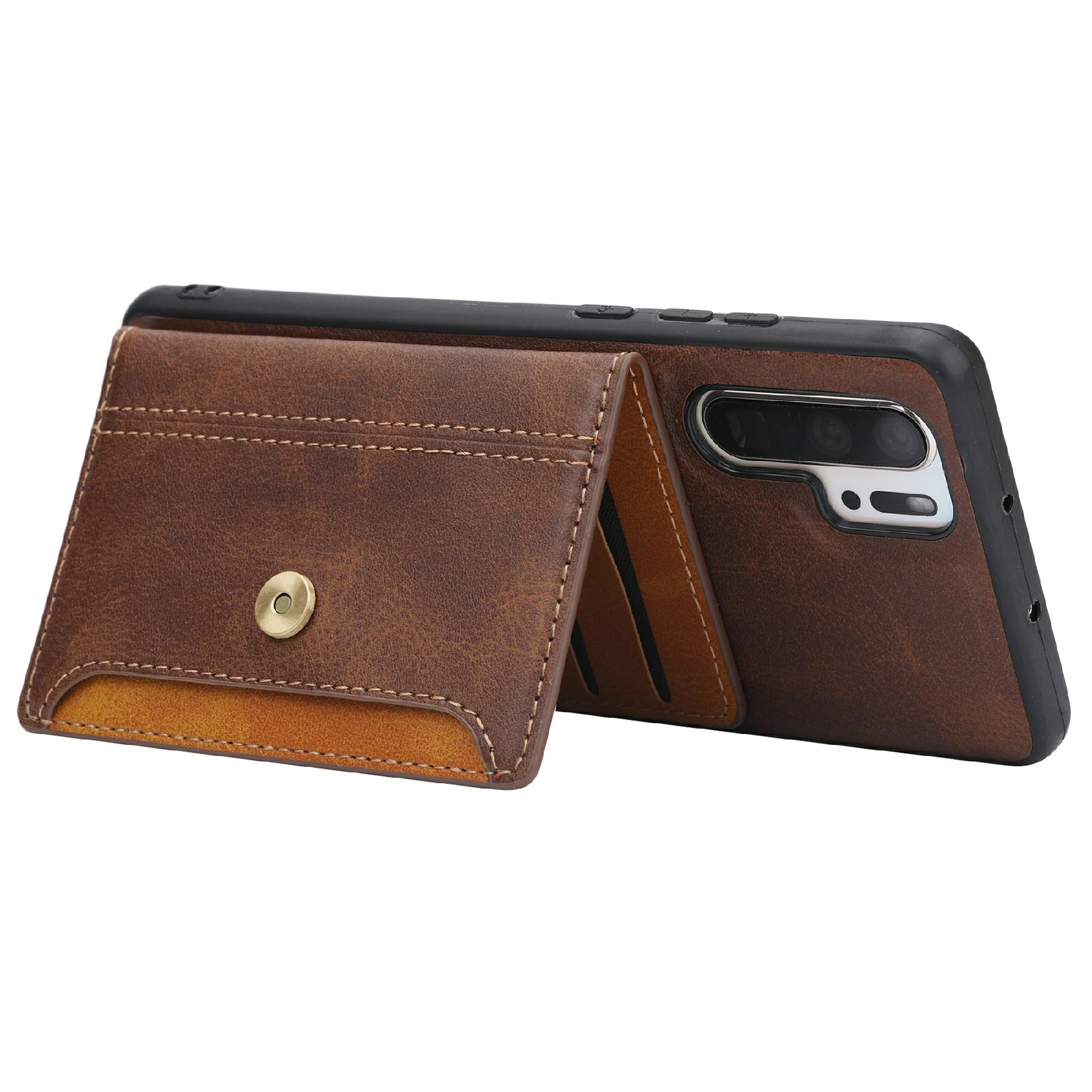 

For Samsung Galaxy S25 Ultra Case Calf Texture Card Holder PU Leather+TPU Kicsktand Phone Cover Green