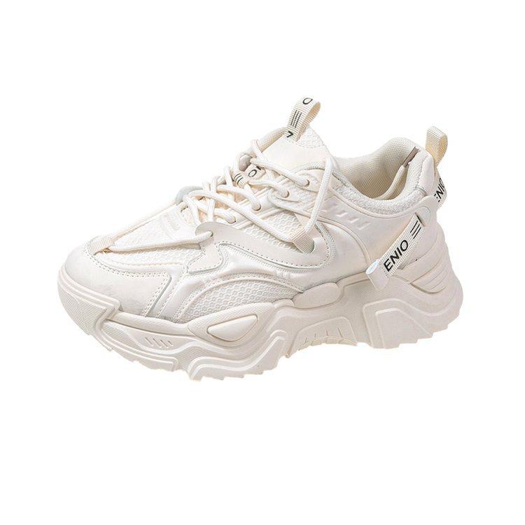 

Сетчатые Дышащие Удобные Универсальные Кроссовки Студенческий Стиль 2024 Новая Мода Толстая Подошва Противоскользящие Беговые Спортивные Туфли Лето 35